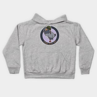 Pigeon special forces Kids Hoodie